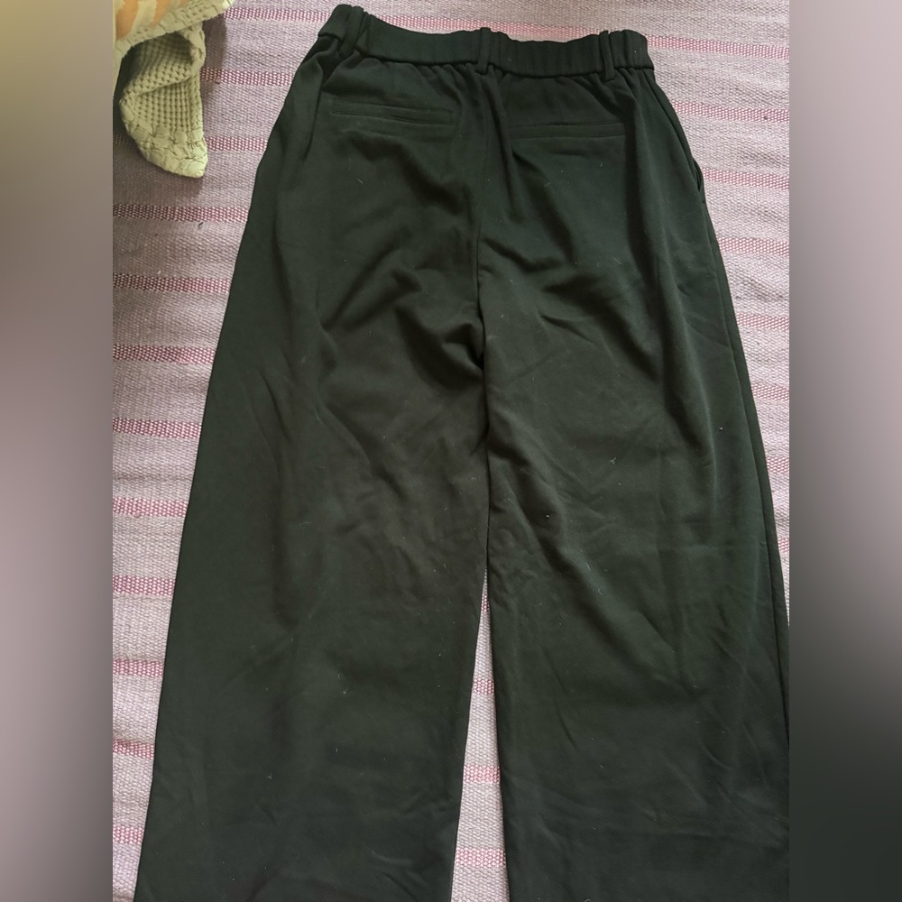 GAP Black Womens cotton blend, stretch wide legs.